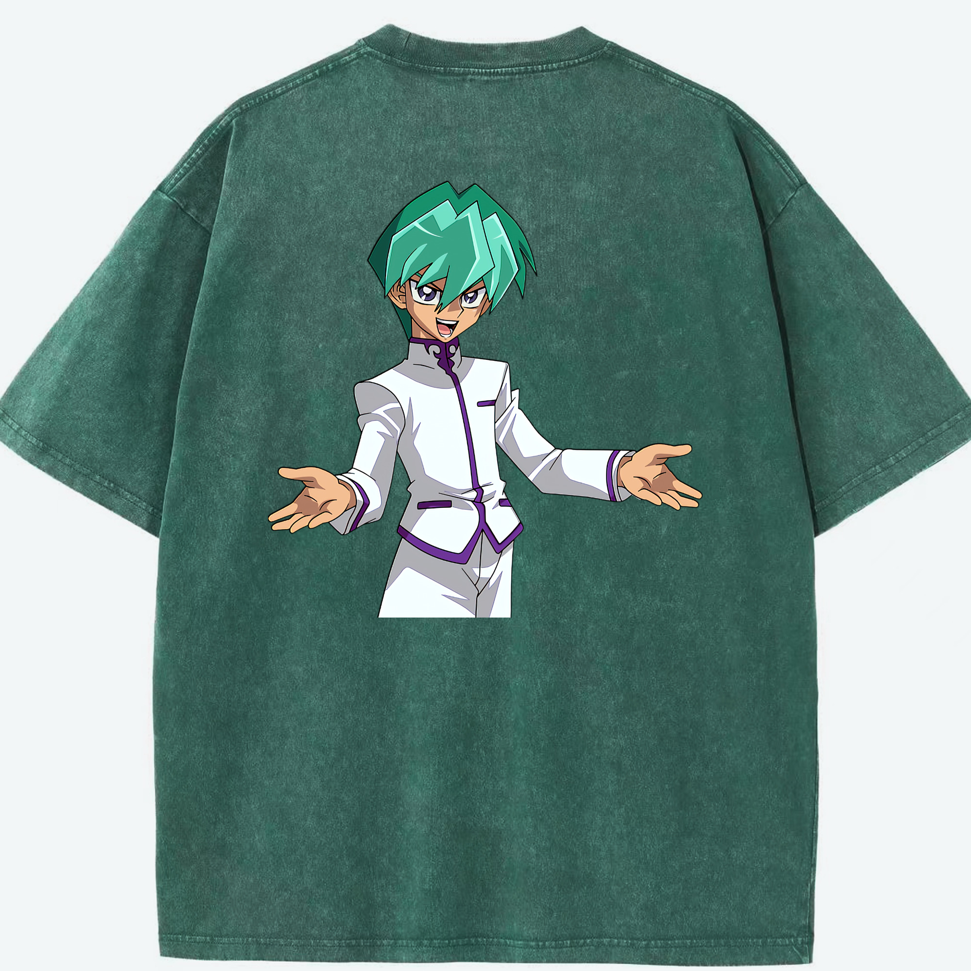 （画像用） 遊☆戯☆王 Yu-Gi-Oh! 綿100% ヴィンテージ風 半袖Tシャツ（背面プリント）
